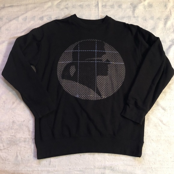 Karl Lagerfeld Silhouette Profile Sweatshirt Black - Picture 2 of 11